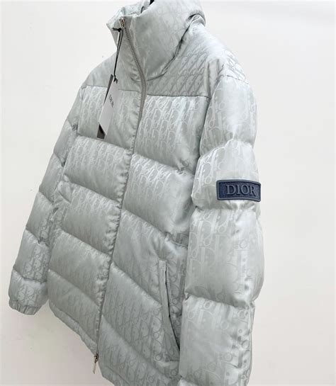 dior oblique down jacket gray|dior puffer jacket black.